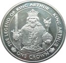 1 Crown - Elizabeth II (King Arthur with Orb & Sword