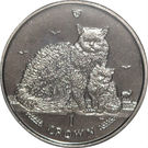 1 Crown - Elizabeth II (Selkirk Rex Cat)