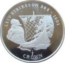½ Crown - Elizabeth II (Leiv Eiriksson)