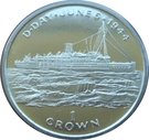 1 Crown - Elizabeth II (Troop Ship - D-Day)