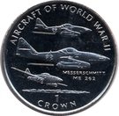 1 Crown - Elizabeth II (Messerschmitt ME 262)
