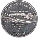 1 Crown - Elizabeth II (Messerschmitt Me-262)