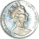 1 Crown - Elizabeth II (Manx Cat; silver issue)