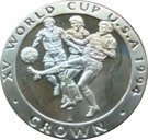 1 Crown - Elizabeth II (Three players, one kicking)