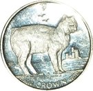 1 Crown - Elizabeth II (Manx Cat; silver issue)