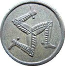 1 Penny (Onchan Internment Camp) POW Token Coinage