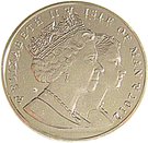 1 Crown - Elizabeth II (London Olympics; Table Tennis)