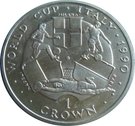 1 Crown - Elizabeth II (World Cup - Italy)