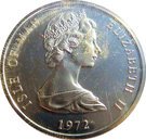 25 Pence - Elizabeth II (Royal Wedding Anniversary; Silver Proof Issue)