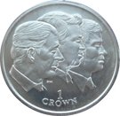 1 Crown - Elizabeth II (Prince Charles and Sons)