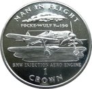 1 Crown - Elizabeth II (Focke Wulf 190)