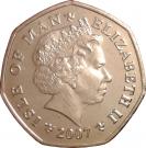 50 Pence - Elizabeth II (TT Races)