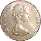 25 Pence - Elizabeth II (Manx Cat)
