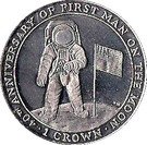 1 Crown - Elizabeth II (4th portrait; First Man on the Moon)