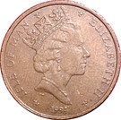 1 Penny - Elizabeth II (3rd portrait)