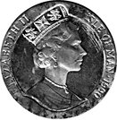 1 Crown - Elizabeth II ("Penny Black"; Silver Proof Issue)