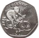 50 Pence - Elizabeth II (Mark Cavendish Cycling)