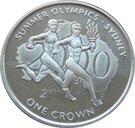 1 Crown - Elizabeth II (Athletes- Olympic Torch)