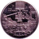 1 Crown - Elizabeth II (4th portrait; Victoria Cross)
