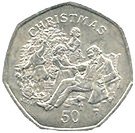 50 Pence - Elizabeth II (Christmas)
