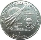 1 Crown - Elizabeth II (Werner von Braun)