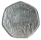 50 Pence - Elizabeth II (Christmas)