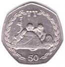 50 Pence - Elizabeth II (Tourist Trophy Motorcycle Races)