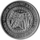 25 Pence - Elizabeth II (Royal Wedding Anniversary)