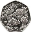 50 Pence - Elizabeth II (12 Days of Christmas)