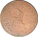 ½ Penny - George III