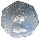 50 Pence - Elizabeth II (2nd portrait; Silver Proof Issue)