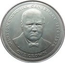 1 Crown - Elizabeth II (Winston Churchill)