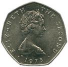50 New Pence - Elizabeth II (2nd portrait)