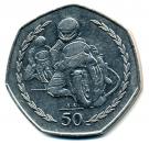 50 Pence - Elizabeth II (TT Motorcycle Races)