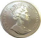 1 Crown - Elizabeth II (30th Anniversary of First Man on the Moon)