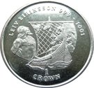 1 Crown - Elizabeth II (Leiv Eriksson)