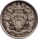 2 Pounds - Elizabeth II (VE and VJ Day)