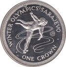 1 Crown - Elizabeth II (Winter Olympics Sarajevo)