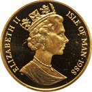 1/5  Crown - Elizabeth II (Manx Cat)