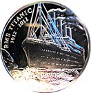 1 Crown - Elizabeth II (Centenary of the Titanic: Iceberg)