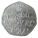 50 Pence - Elizabeth II (Christmas)