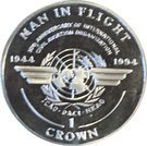 1 Crown - Elizabeth II (50th Anniversary of International Civil Aviation Organization)