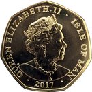50 Pence - Elizabeth II (Inside carriage view of couple)