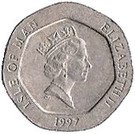 20 Pence - Elizabeth II (3rd portrait)