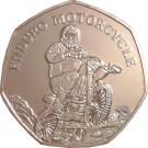50 Pence - Elizabeth II (Enduro Motorcycle)