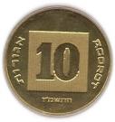10 Agorot (Piedfort Set Issue; with Star of David)