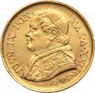 10 Lire - Pius IX