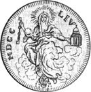 ½ Scudo - Benedict XIV