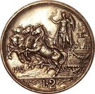 2 Lire - Vittorio Emanuele III