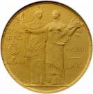 100 Lire - Vittorio Emanuele III (Stab. Johnson Pattern Strike)